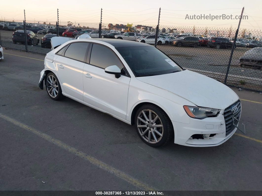 2016 Audi A3 1.8t Premium White vin: WAUA7GFF5G1033582