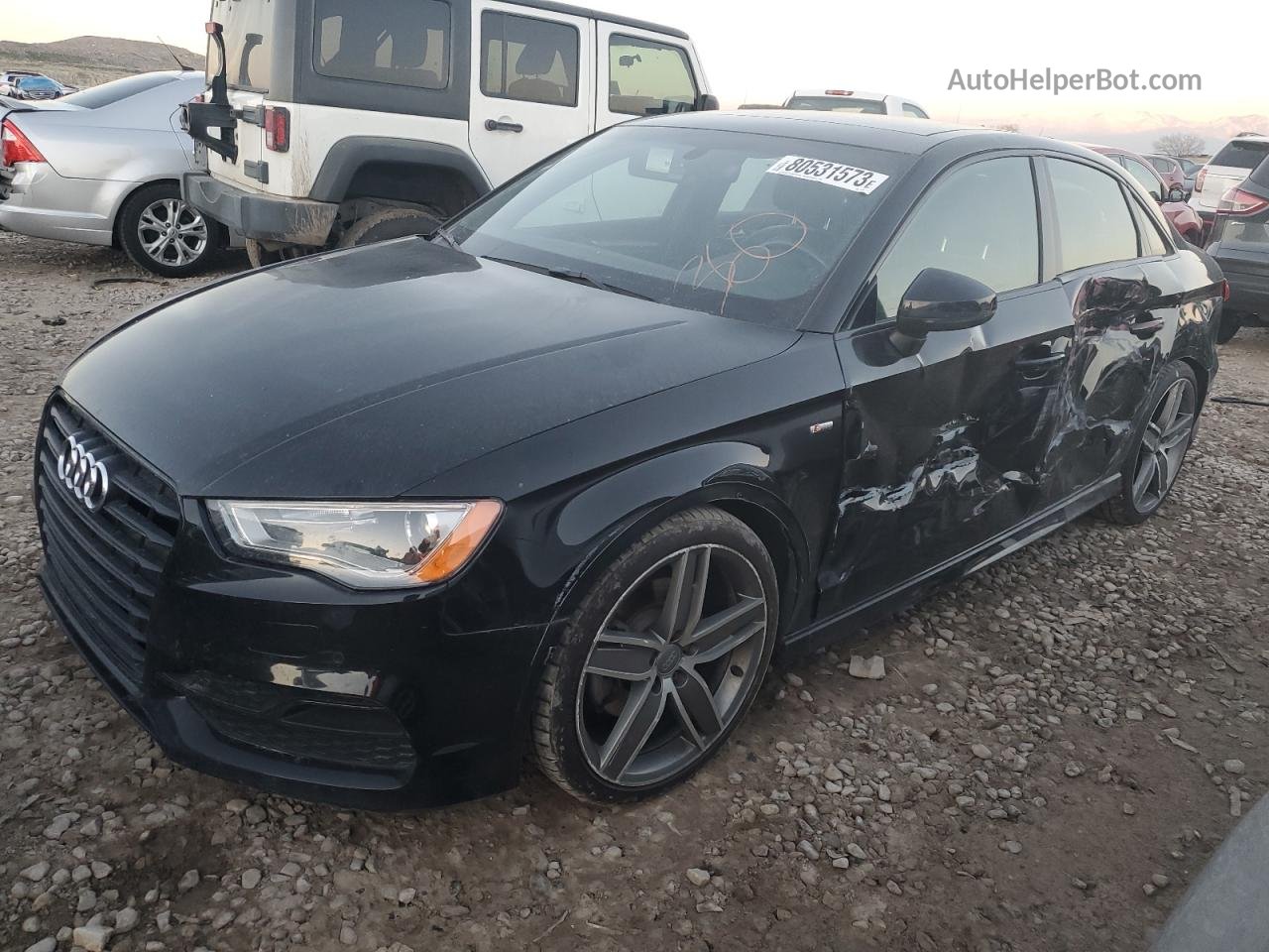 2016 Audi A3 Premium Black vin: WAUA7GFF5G1111584