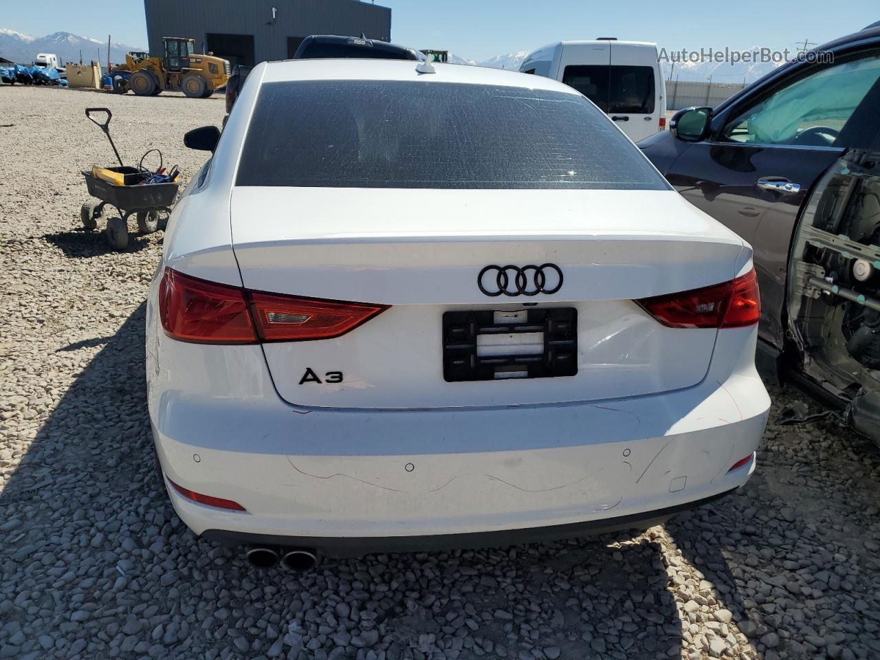 2016 Audi A3 Premium White vin: WAUA7GFF6G1008691