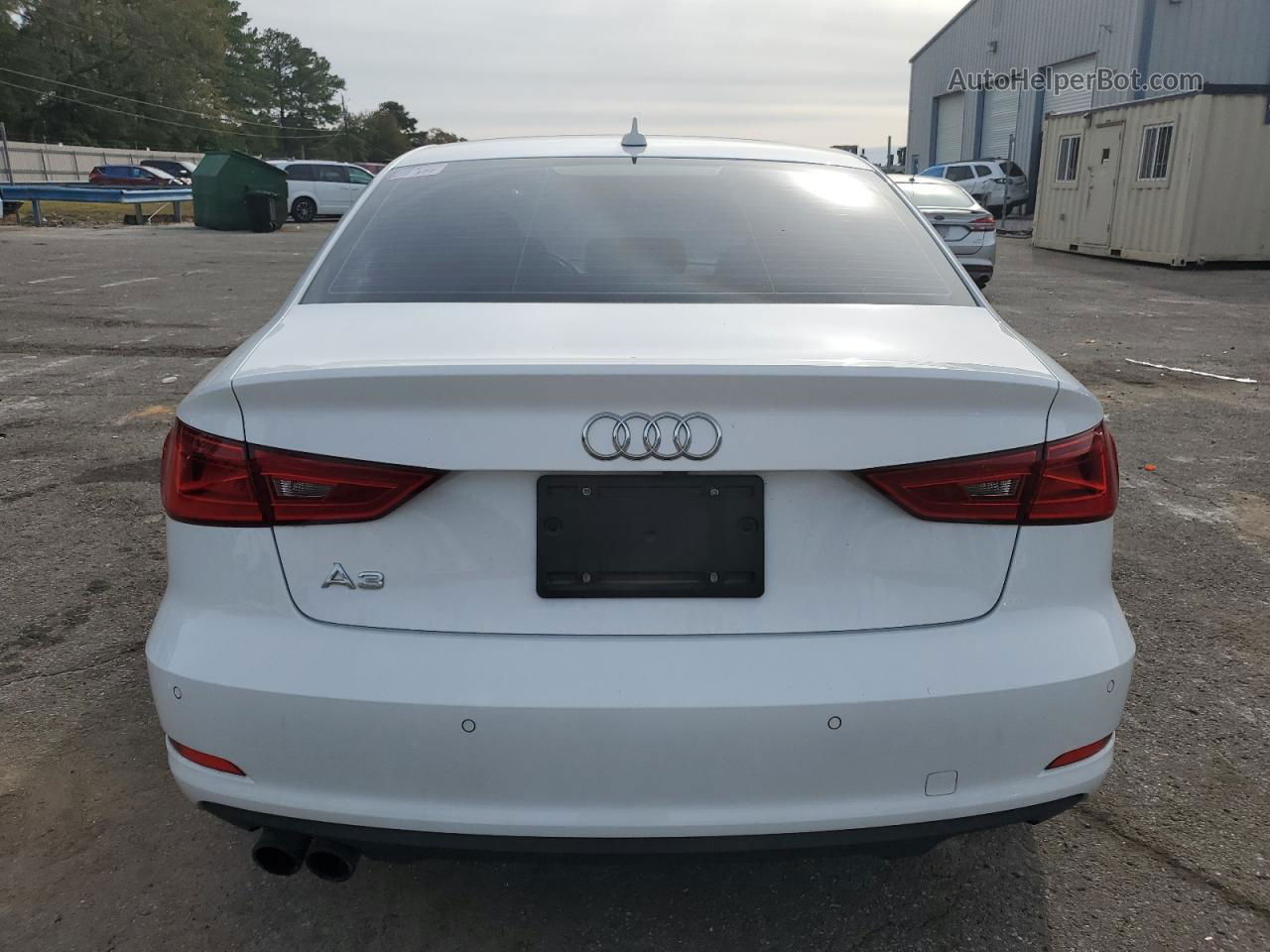 2016 Audi A3 Premium White vin: WAUA7GFF6G1118396