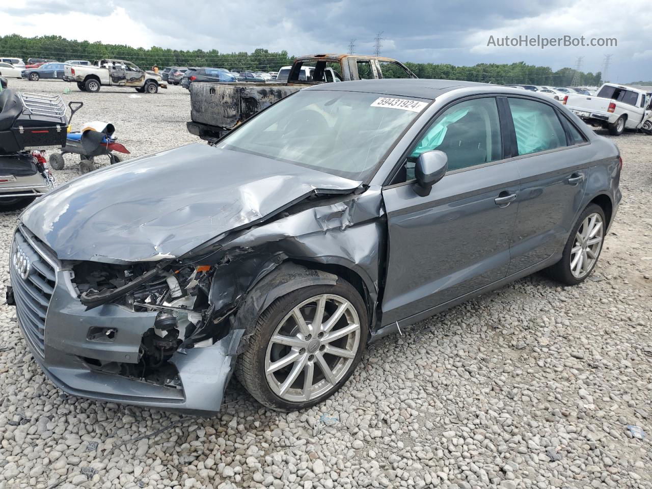 2016 Audi A3 Premium Gray vin: WAUA7GFF7G1019005