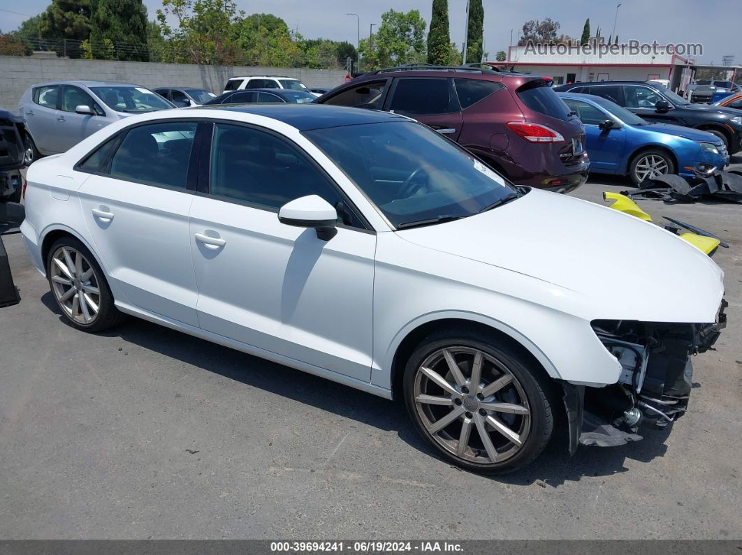 2016 Audi A3 1.8t Premium White vin: WAUA7GFF7G1043045