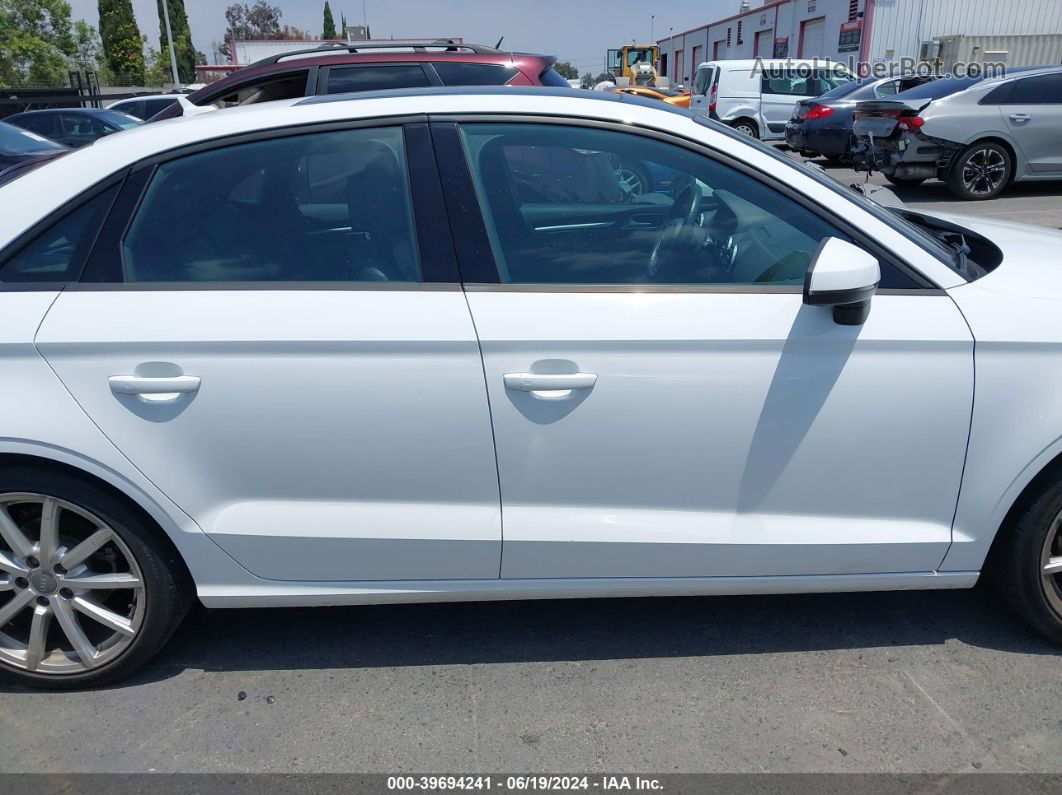 2016 Audi A3 1.8t Premium White vin: WAUA7GFF7G1043045