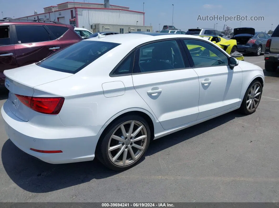 2016 Audi A3 1.8t Premium White vin: WAUA7GFF7G1043045