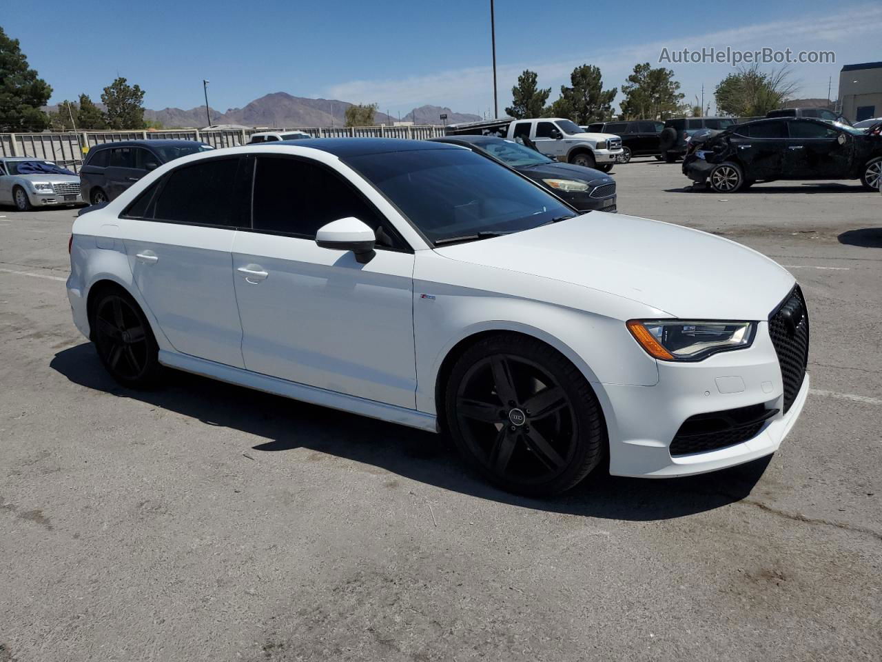 2016 Audi A3 Premium White vin: WAUA7GFF7G1048066