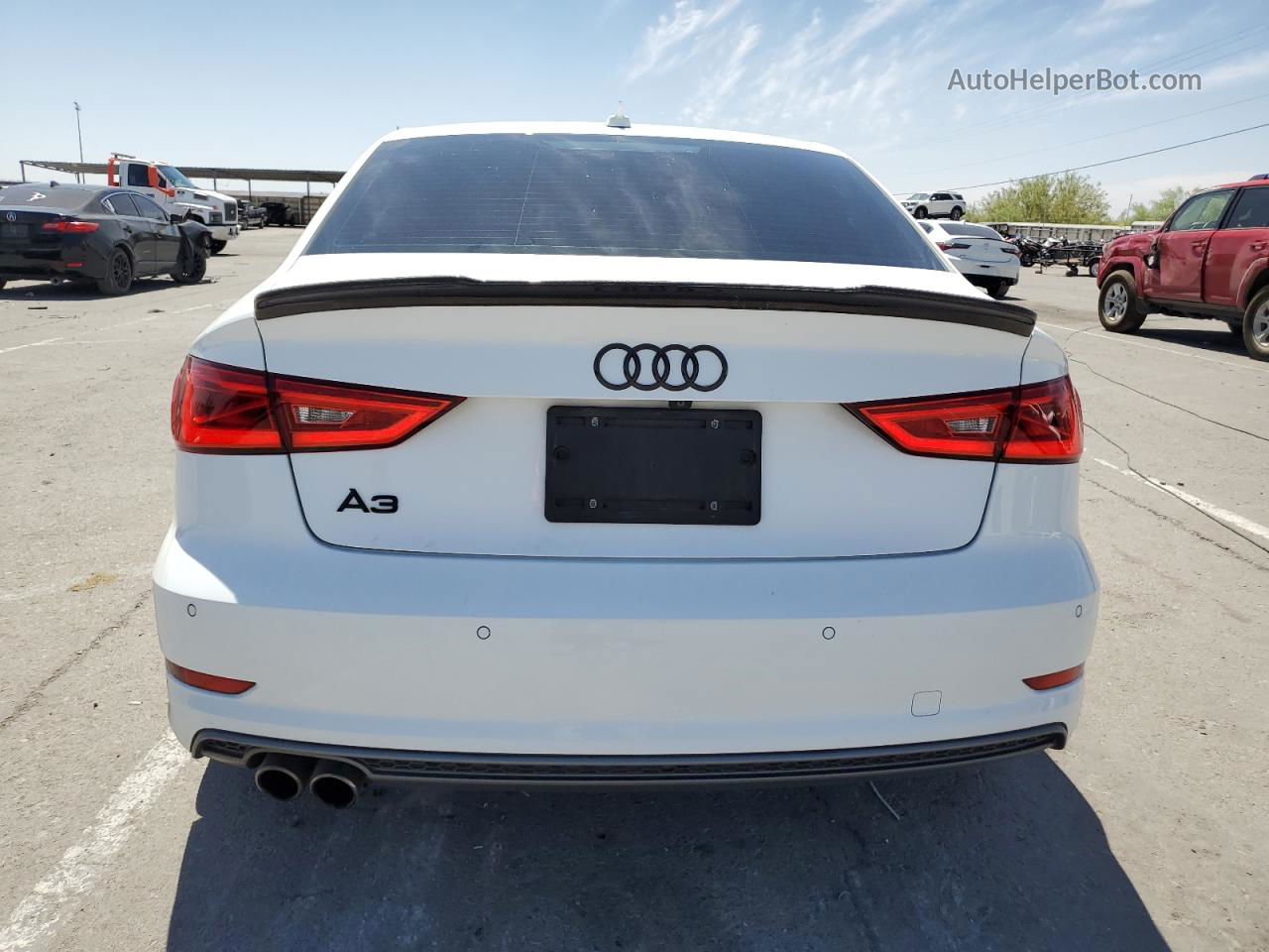 2016 Audi A3 Premium White vin: WAUA7GFF7G1048066