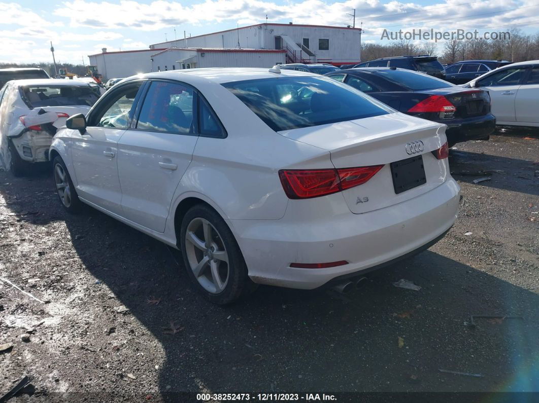 2016 Audi A3 1.8t Premium White vin: WAUA7GFF7G1063005