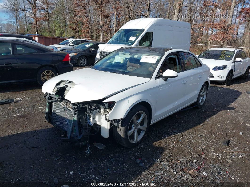 2016 Audi A3 1.8t Premium White vin: WAUA7GFF7G1063005