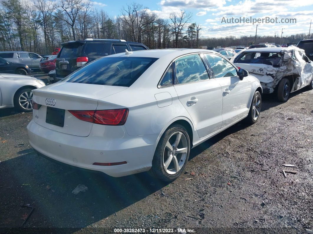 2016 Audi A3 1.8t Premium White vin: WAUA7GFF7G1063005