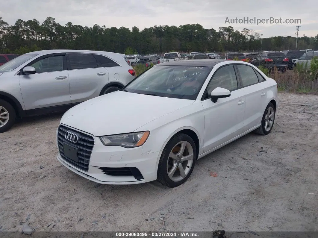 2016 Audi A3 1.8t Premium White vin: WAUA7GFF8G1014976