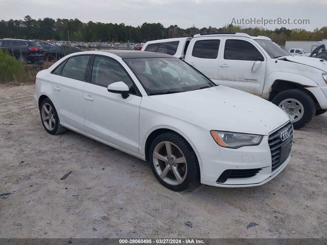 2016 Audi A3 1.8t Premium White vin: WAUA7GFF8G1014976