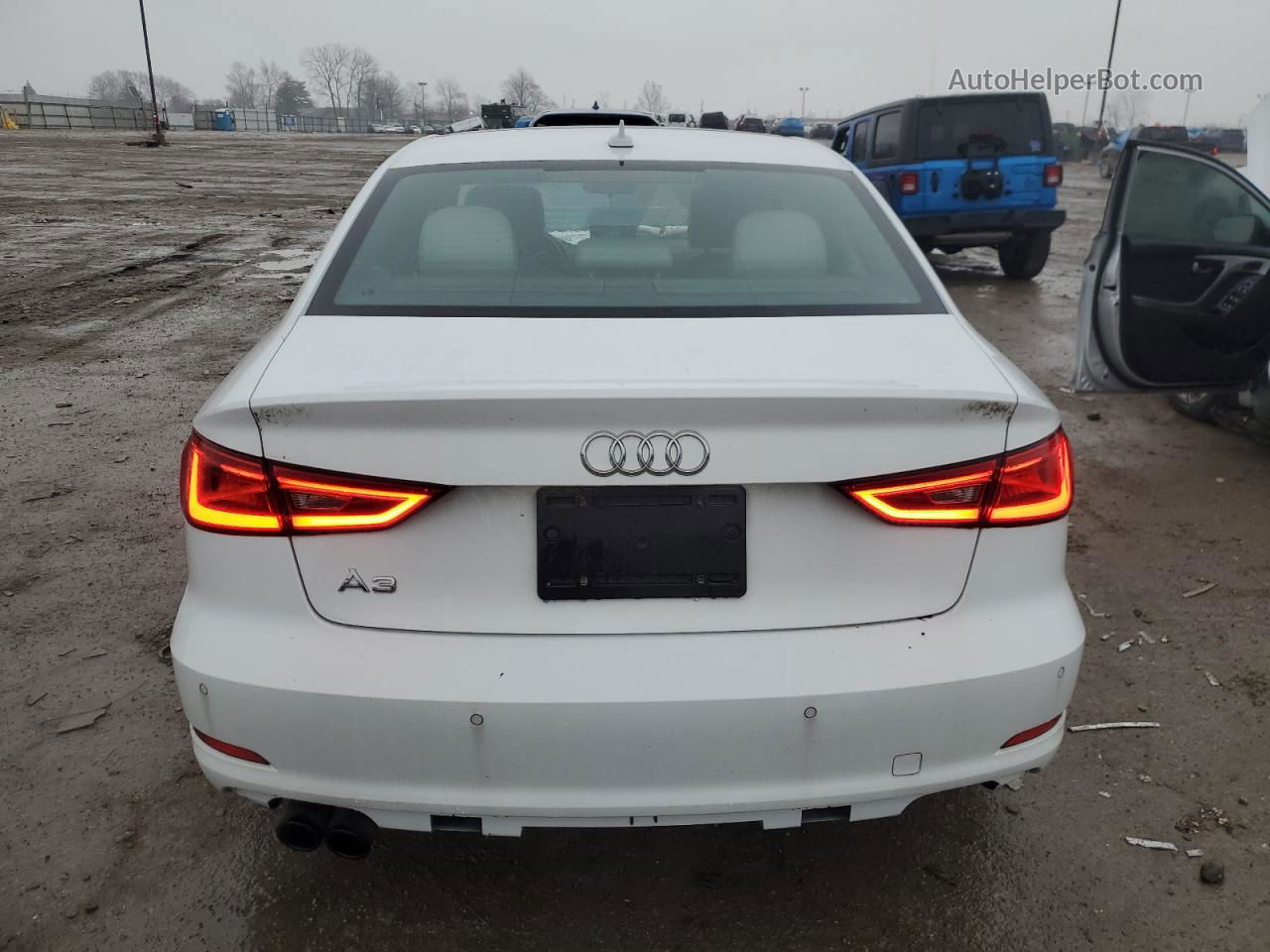 2016 Audi A3 Premium White vin: WAUA7GFF8G1031423