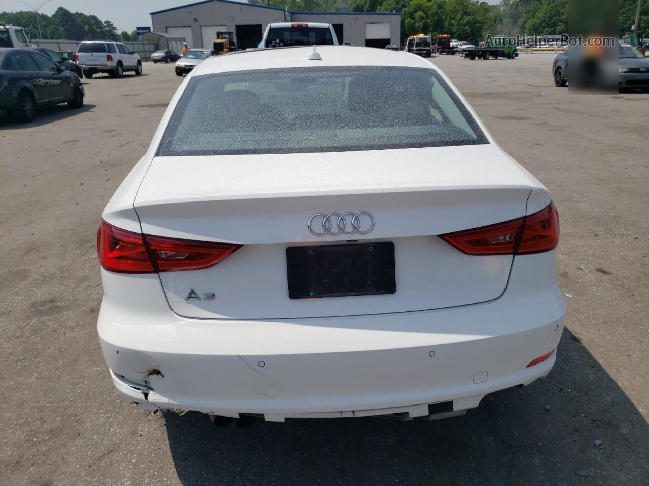 2016 Audi A3 Premium White vin: WAUA7GFF8G1053857