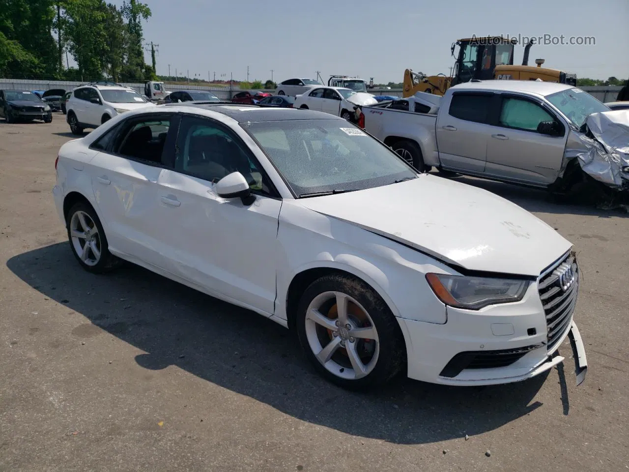 2016 Audi A3 Premium White vin: WAUA7GFF8G1053857