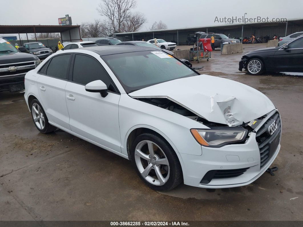 2016 Audi A3 1.8t Premium White vin: WAUA7GFF8G1071985