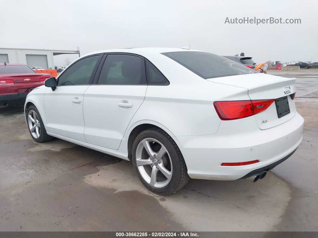 2016 Audi A3 1.8t Premium White vin: WAUA7GFF8G1071985