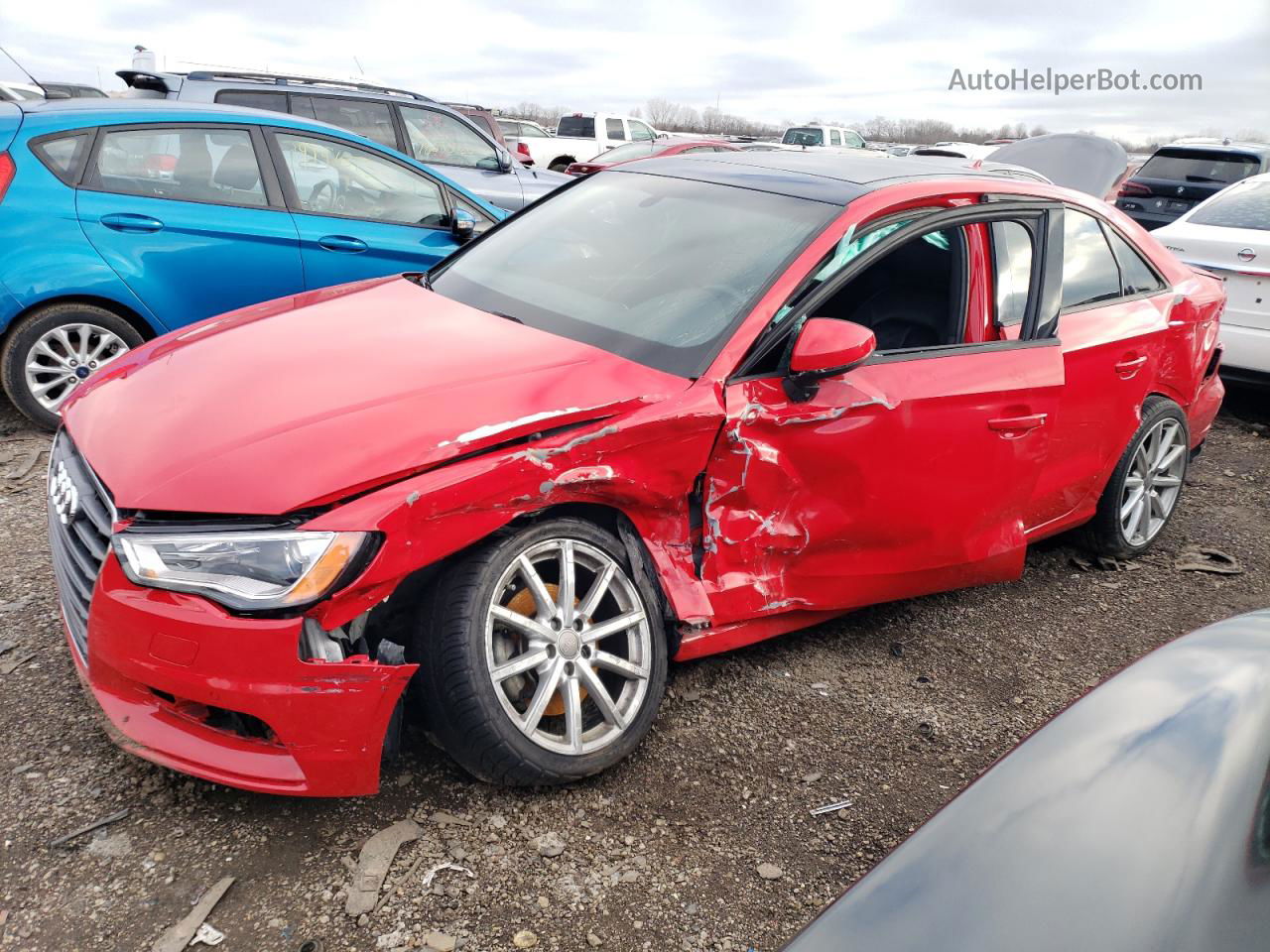 2016 Audi A3 Premium Red vin: WAUA7GFF8G1094599