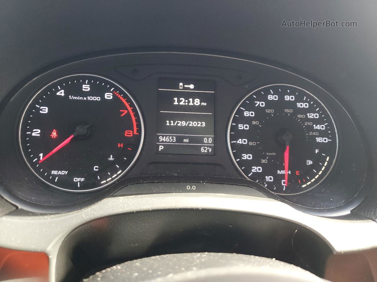 2016 Audi A3 Premium Черный vin: WAUA7GFF9G1009866