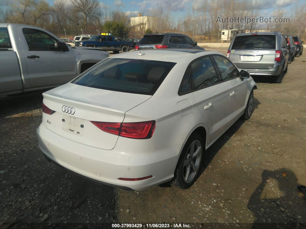 2016 Audi A3 1.8t Premium White vin: WAUA7GFF9G1024576