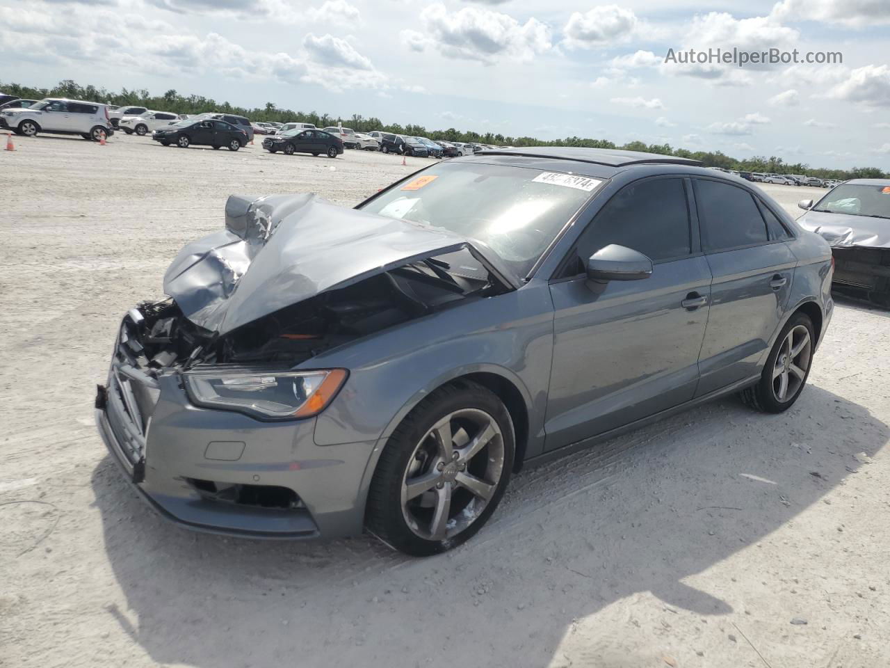 2016 Audi A3 Premium Gray vin: WAUA7GFF9G1032452