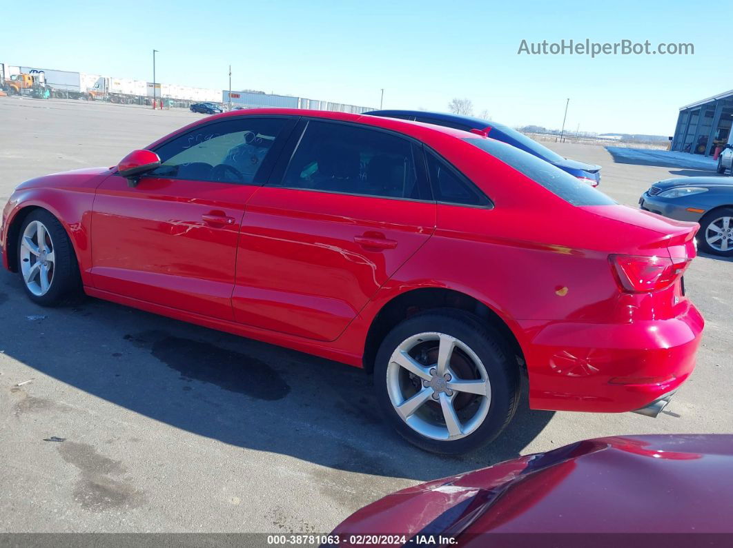 2016 Audi A3 1.8t Premium Red vin: WAUA7GFF9G1070764