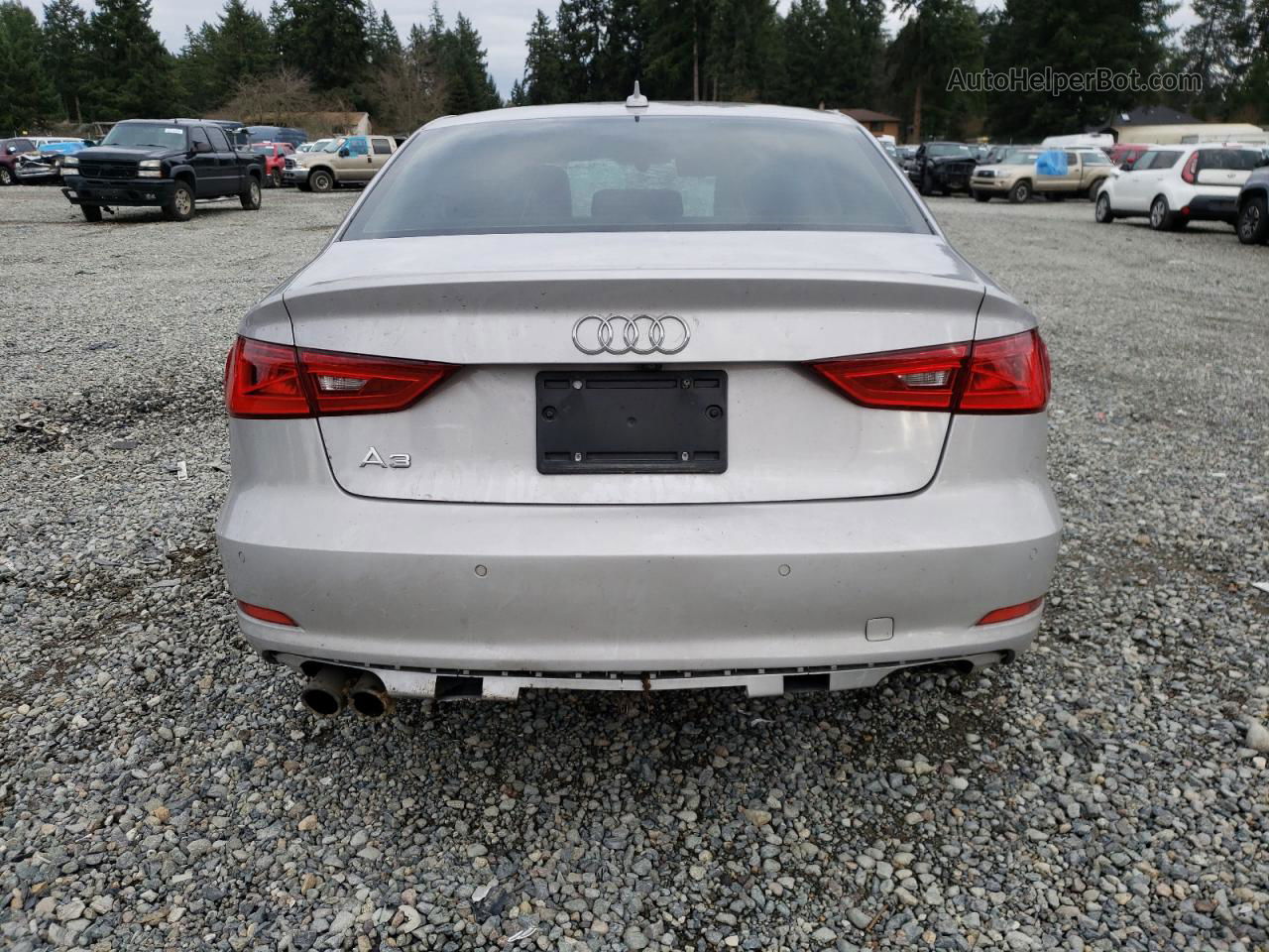 2016 Audi A3 Premium Silver vin: WAUA7GFFXG1009228