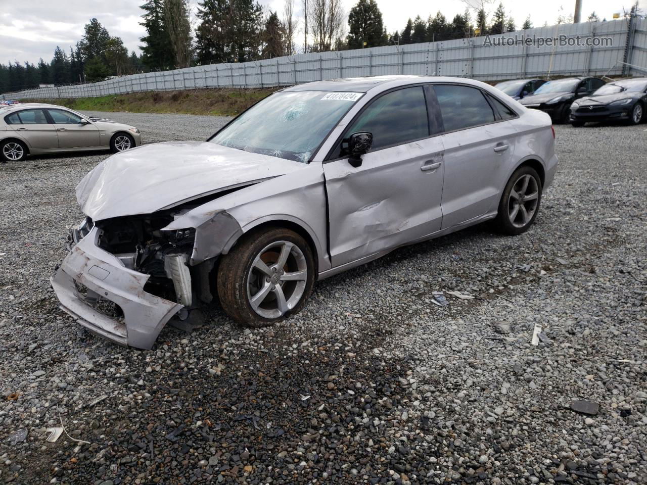 2016 Audi A3 Premium Silver vin: WAUA7GFFXG1009228