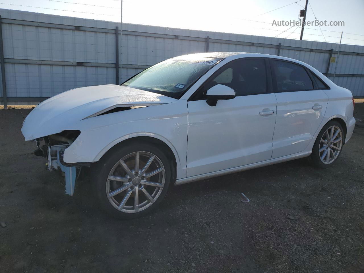 2016 Audi A3 Premium White vin: WAUA7GFFXG1028801