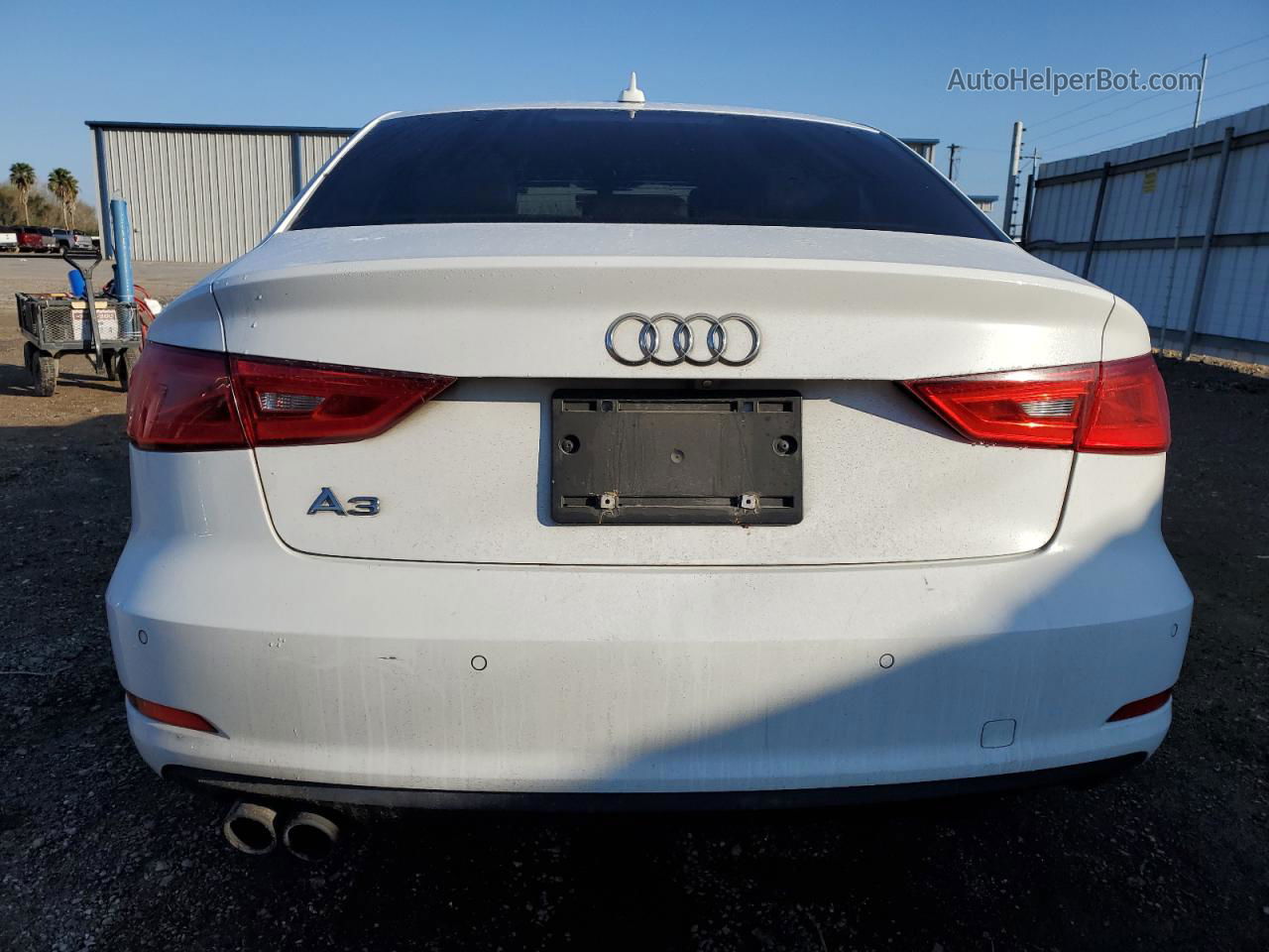 2016 Audi A3 Premium White vin: WAUA7GFFXG1028801