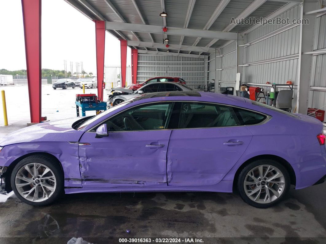 2021 Audi A5 Sportback Premium 40 Tfsi Quattro S Tronic Purple vin: WAUABCF5XMA037380