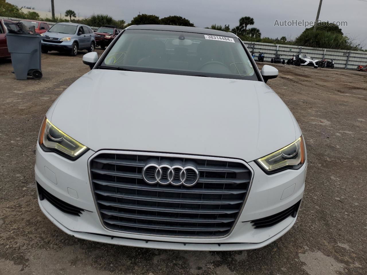 2015 Audi A3 Premium White vin: WAUACGFF0F1007109