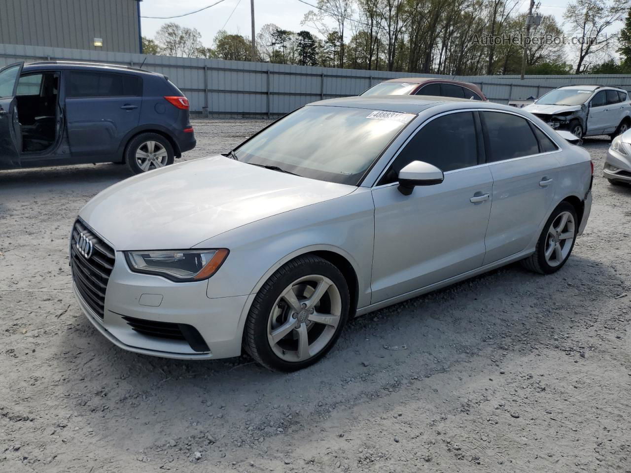 2015 Audi A3 Premium Silver vin: WAUACGFF3F1012952