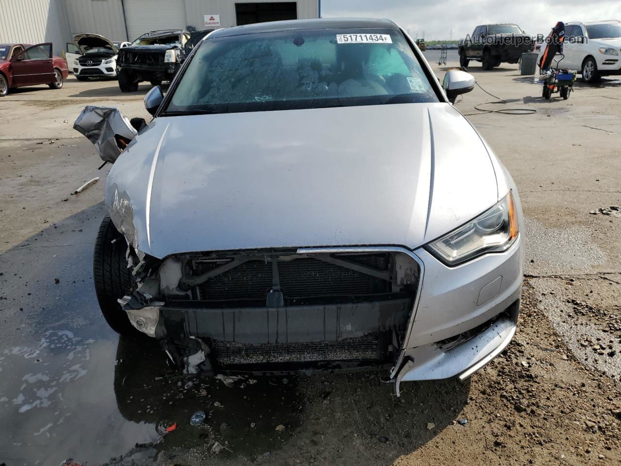 2015 Audi A3 Premium Silver vin: WAUACGFF3F1026401