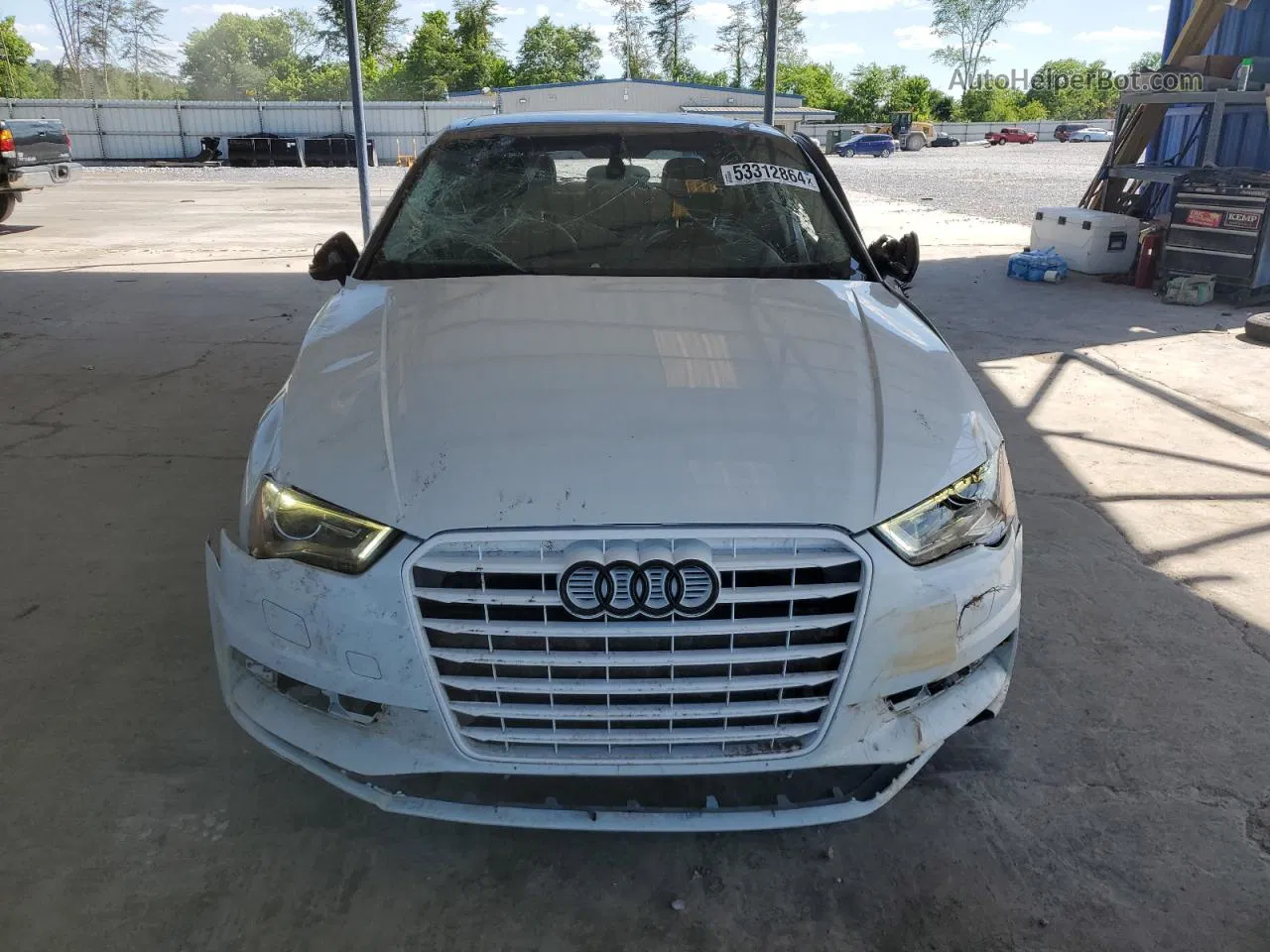 2015 Audi A3 Premium White vin: WAUACGFF3F1029766