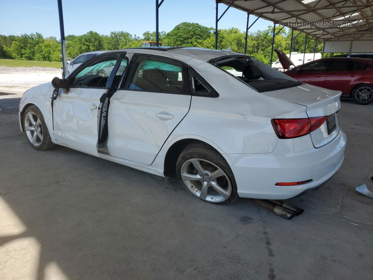 2015 Audi A3 Premium White vin: WAUACGFF3F1029766