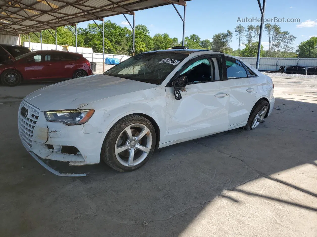 2015 Audi A3 Premium White vin: WAUACGFF3F1029766