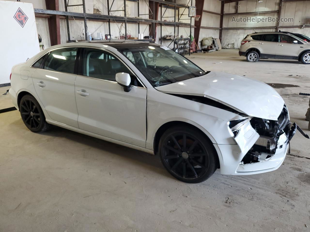 2015 Audi A3 Premium White vin: WAUACGFF4F1007372