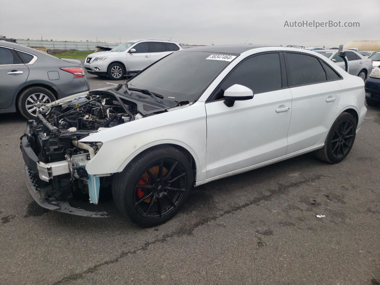 2015 Audi A3 Premium White vin: WAUACGFF4F1022759