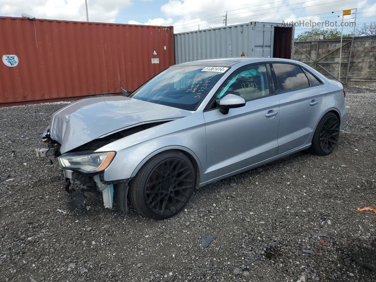 2015 Audi A3 Premium Silver vin: WAUACGFF4F1057107