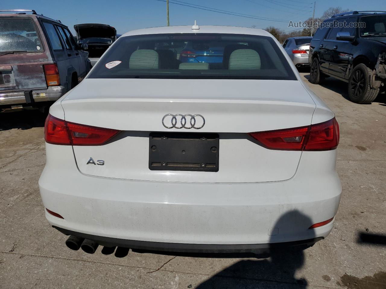 2015 Audi A3 Premium White vin: WAUACGFF4F1098854