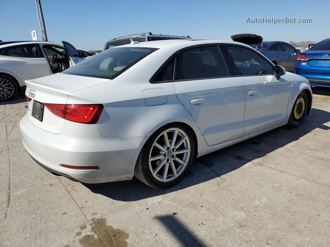 2015 Audi A3 Premium White vin: WAUACGFF4F1098854