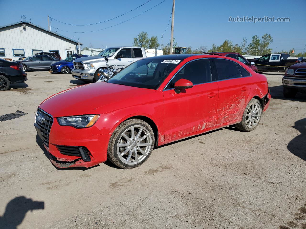 2015 Audi A3 Premium Red vin: WAUACGFF5F1034595