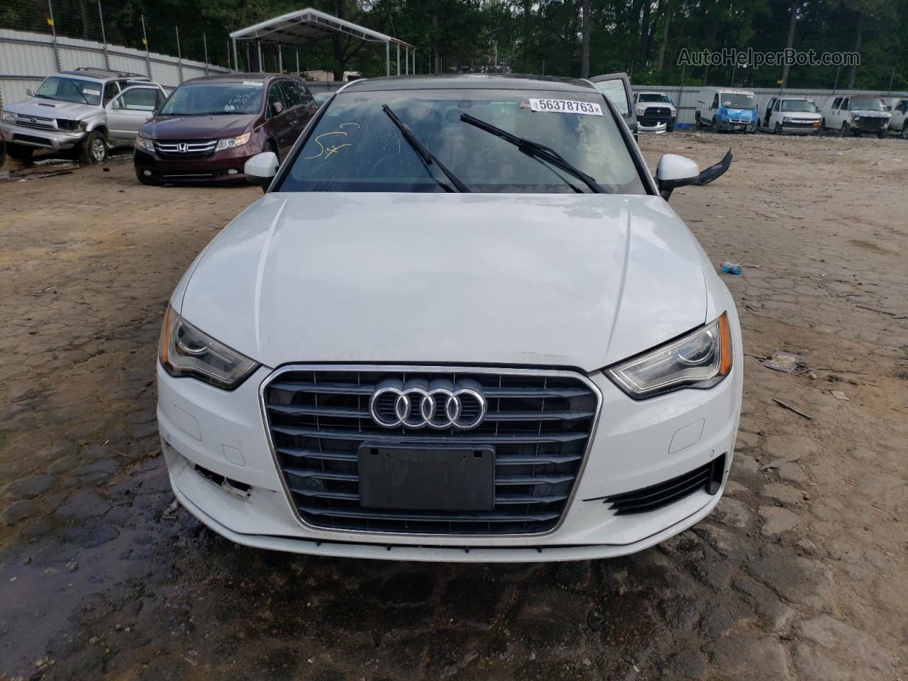 2015 Audi A3 Premium White vin: WAUACGFF5F1109814