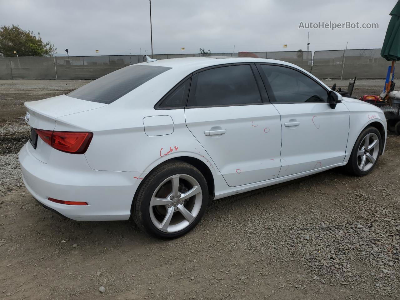 2015 Audi A3 Premium White vin: WAUACGFF6F1027347