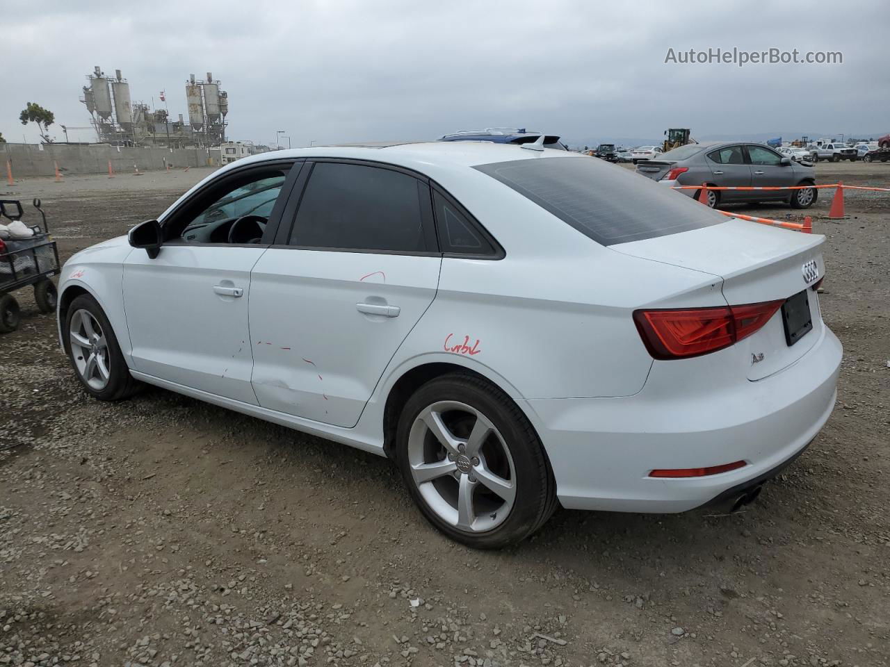 2015 Audi A3 Premium White vin: WAUACGFF6F1027347