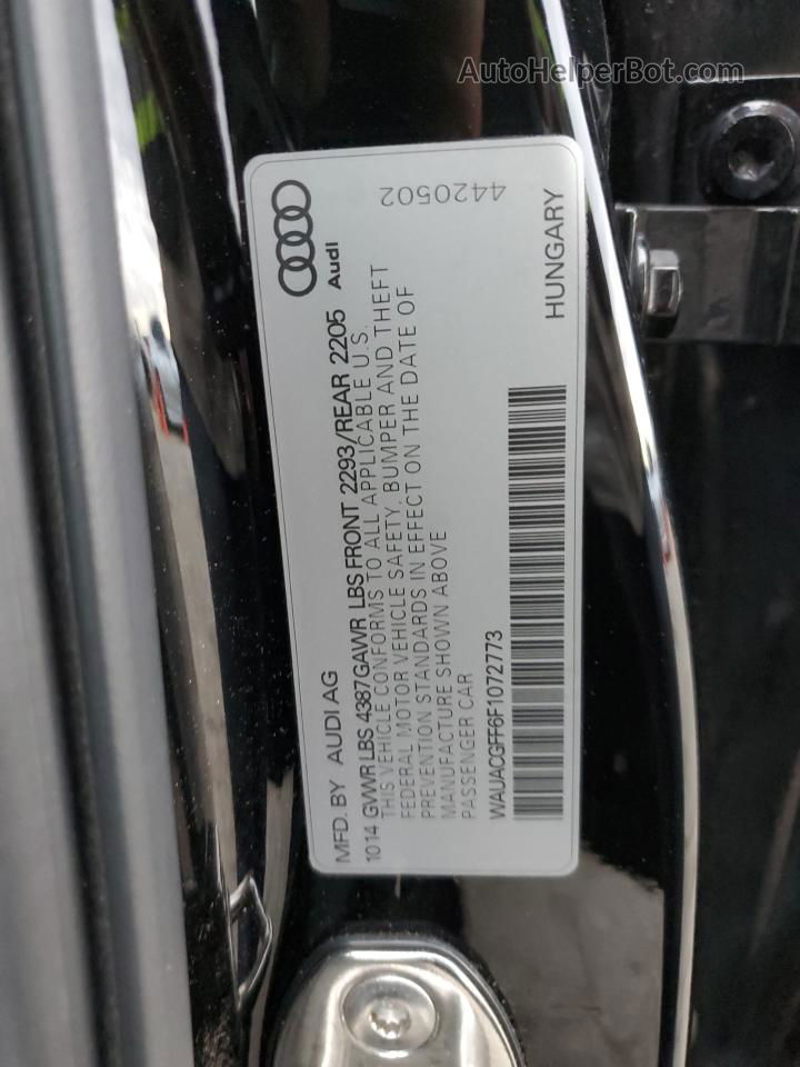 2015 Audi A3 Premium Black vin: WAUACGFF6F1072773