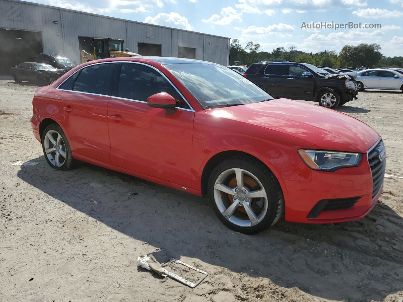 2015 Audi A3 Premium Красный vin: WAUACGFF6F1102709