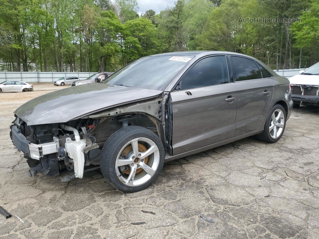 2015 Audi A3 Premium Gray vin: WAUACGFF6F1112270