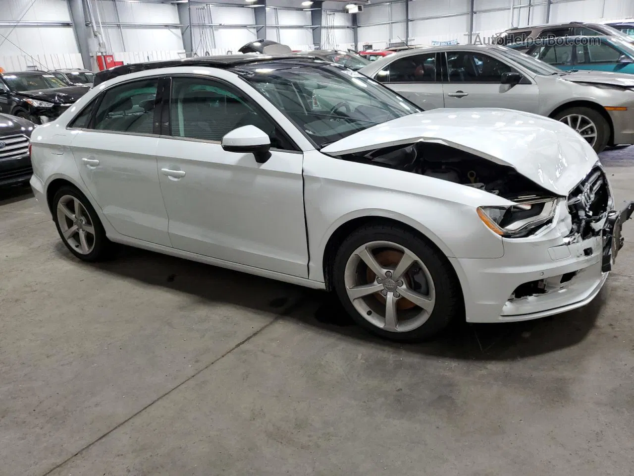 2015 Audi A3 Premium White vin: WAUACGFF7F1041029