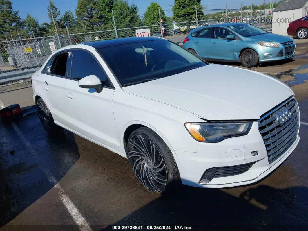 2015 Audi A3 1.8t Premium White vin: WAUACGFF8F1103036